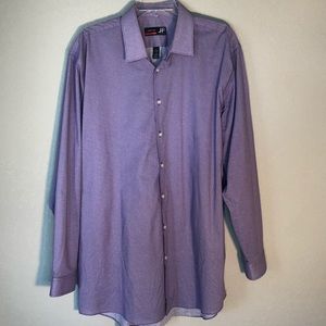 XL 17.5 neck purple shirt men’s long sleeve